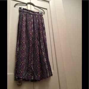 Vintage high waist wide leg gauchos